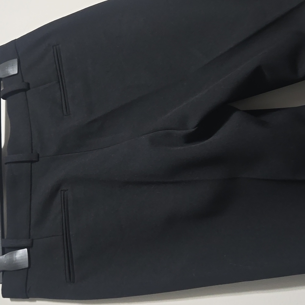 [NEW] Zara ZW Collection Minimalist Split Leg Black Pants Size M - Picture 7 of 14